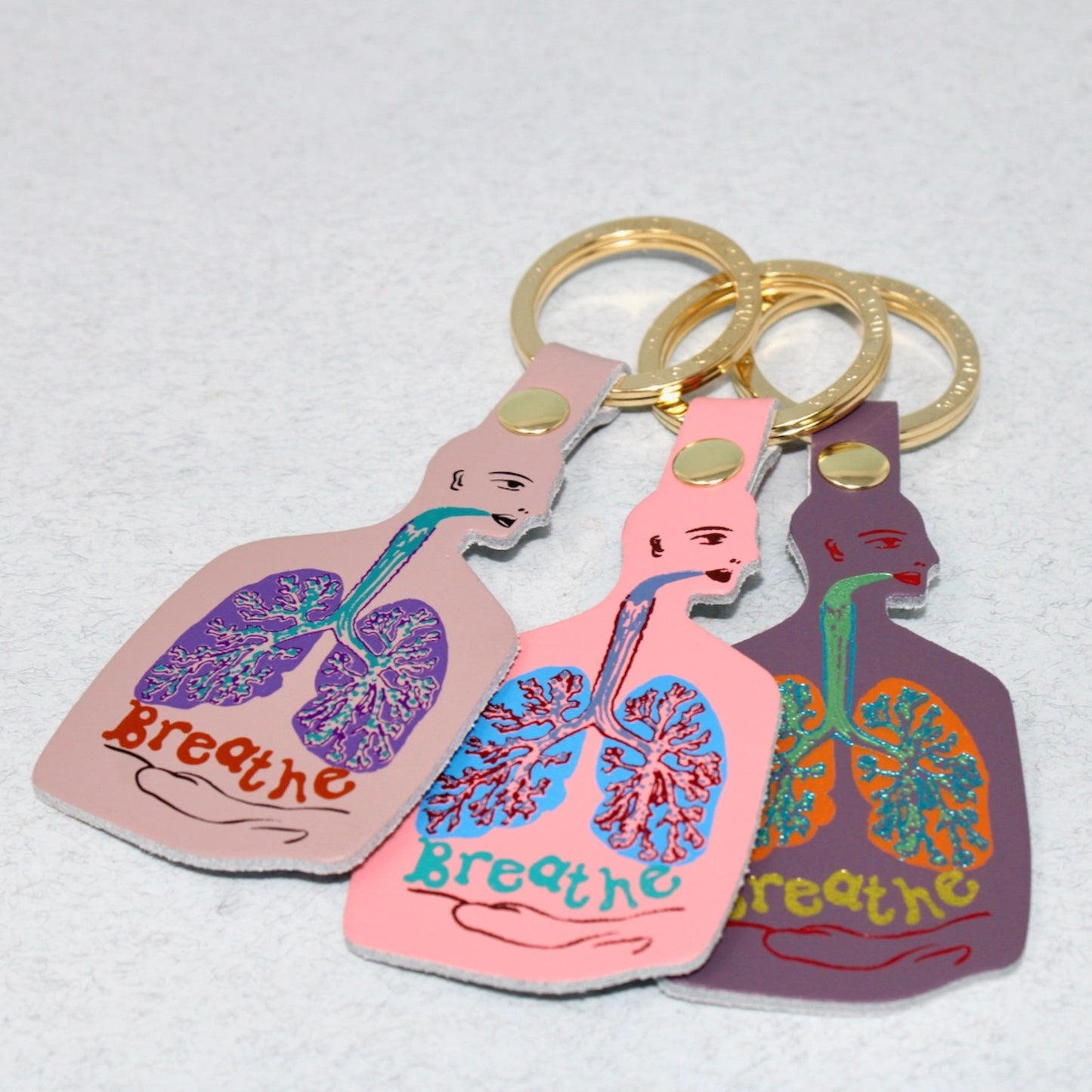 Breathe Keyring