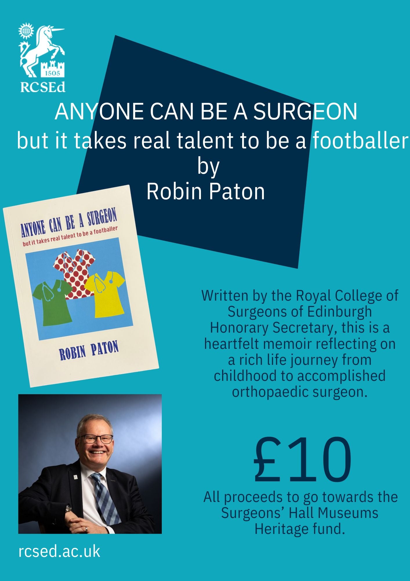 ANYONE CAN BE A SURGEON but it takes real talent to be a footballer