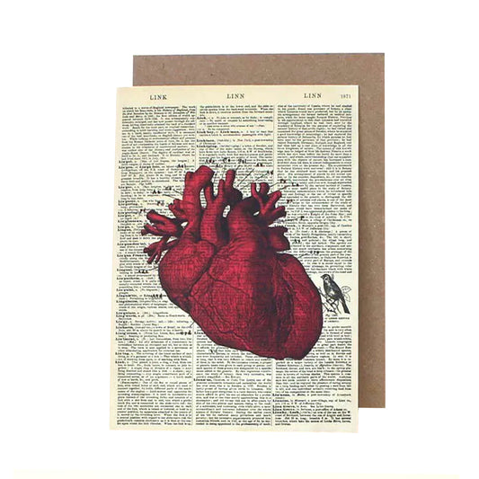 Arty Heart Card
