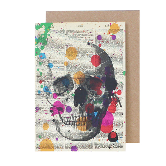Arty Skull Card