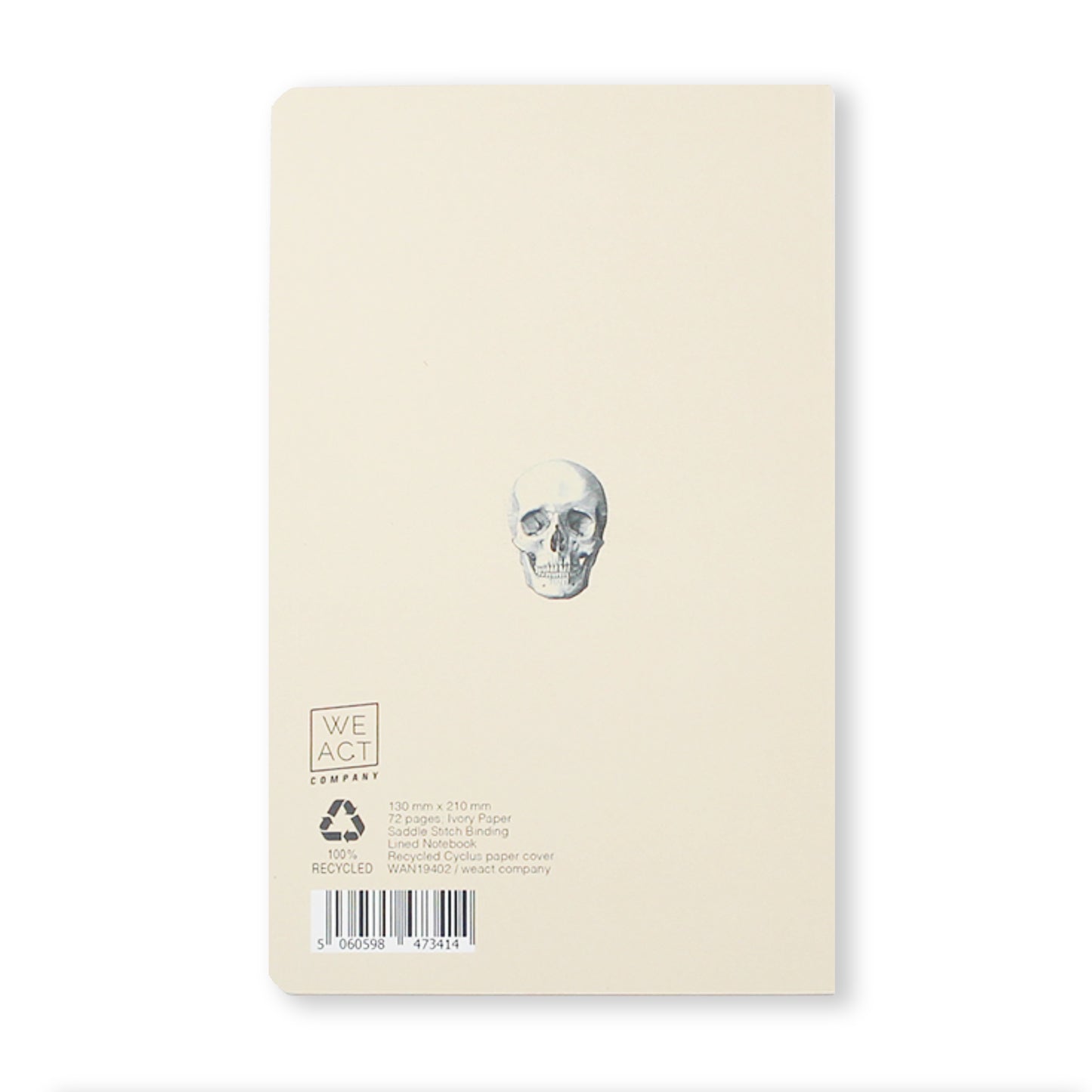 Arty Skull Notebook